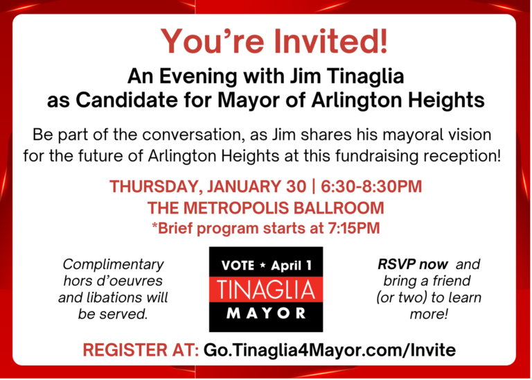 Jim Tinaglia January 30th event image
